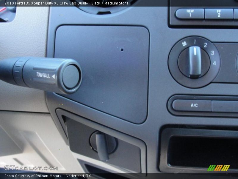 Black / Medium Stone 2010 Ford F350 Super Duty XL Crew Cab Dually