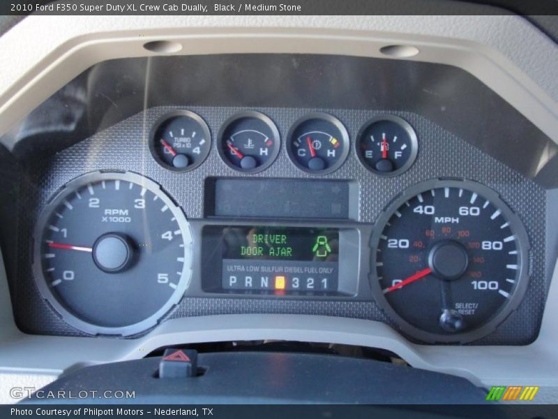  2010 F350 Super Duty XL Crew Cab Dually XL Crew Cab Dually Gauges