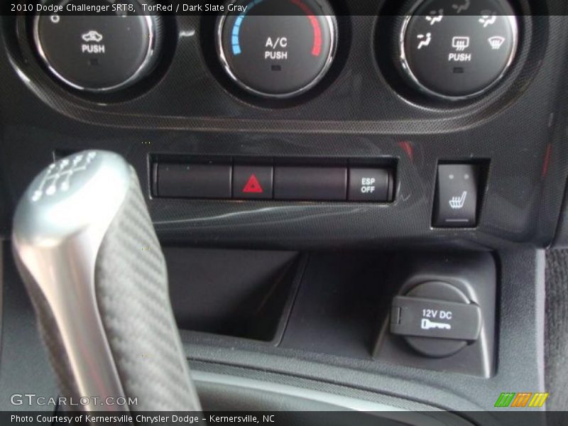 TorRed / Dark Slate Gray 2010 Dodge Challenger SRT8