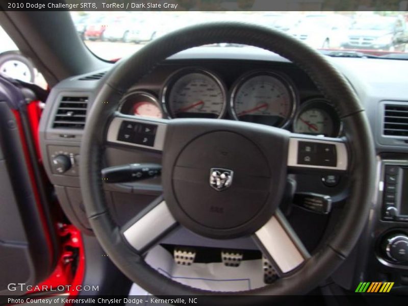 TorRed / Dark Slate Gray 2010 Dodge Challenger SRT8