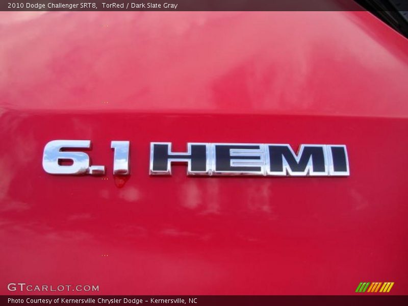 TorRed / Dark Slate Gray 2010 Dodge Challenger SRT8