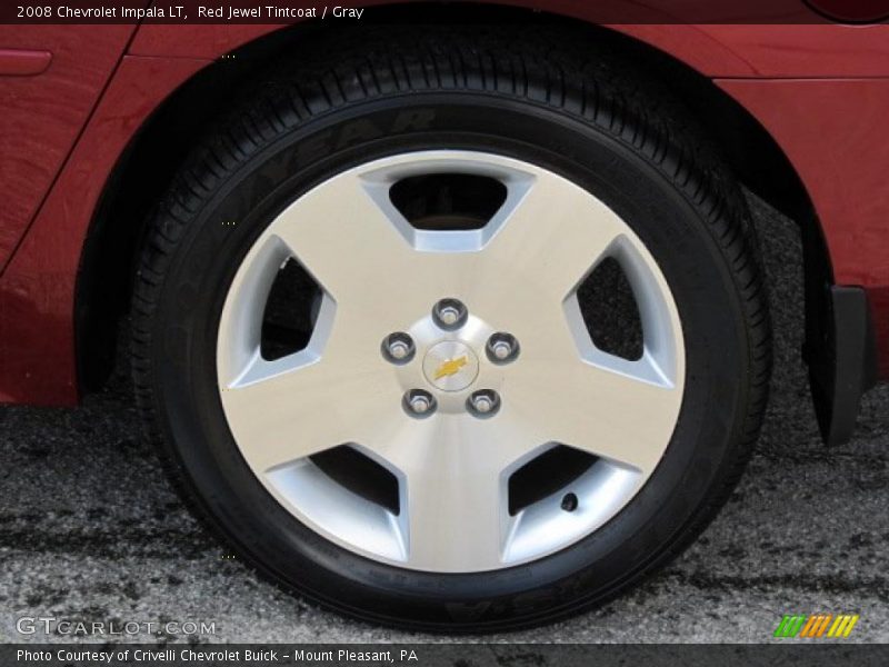 Red Jewel Tintcoat / Gray 2008 Chevrolet Impala LT