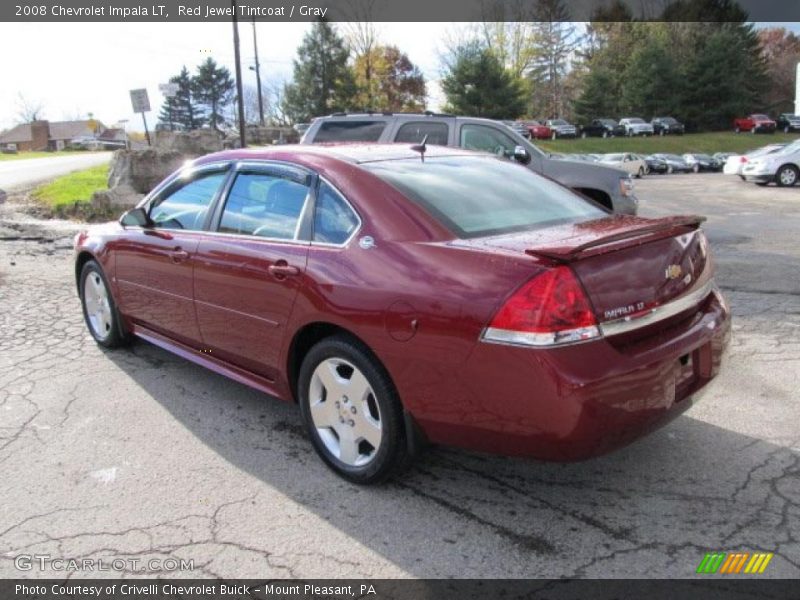 Red Jewel Tintcoat / Gray 2008 Chevrolet Impala LT