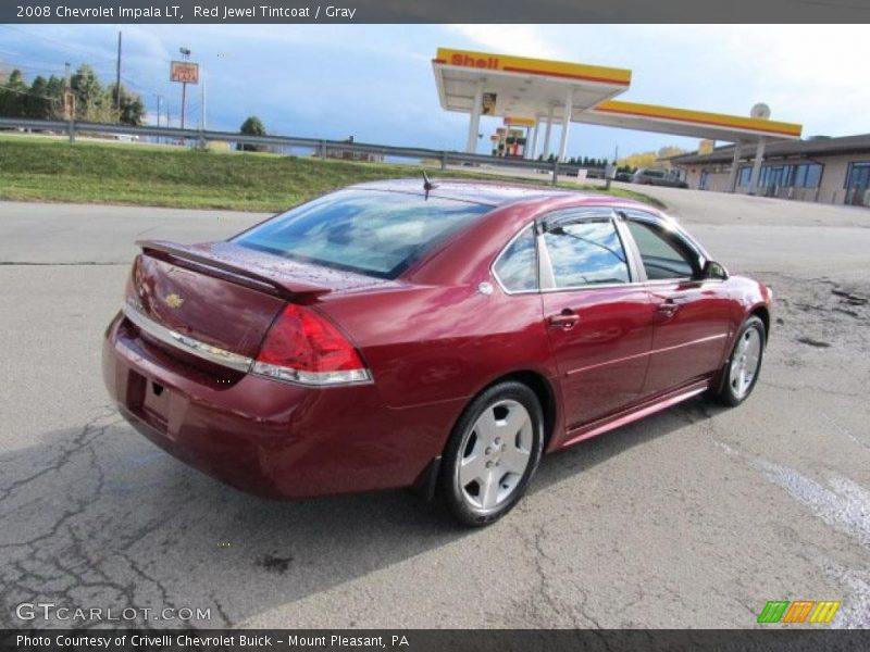 Red Jewel Tintcoat / Gray 2008 Chevrolet Impala LT