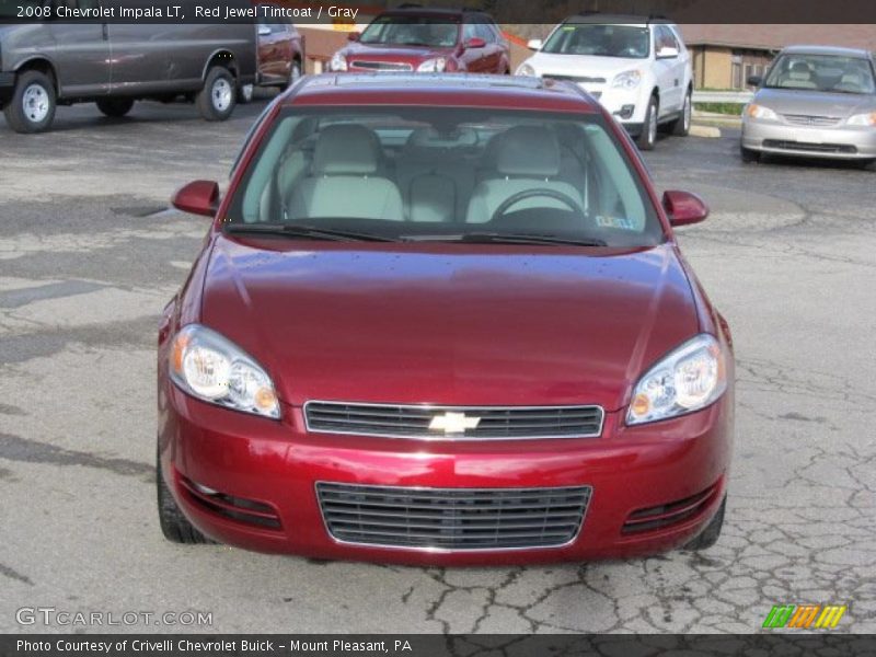 Red Jewel Tintcoat / Gray 2008 Chevrolet Impala LT
