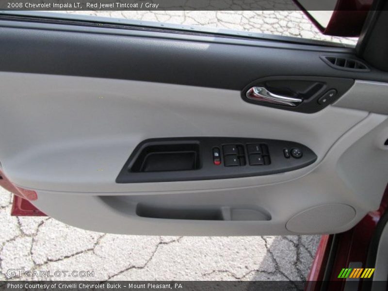 Red Jewel Tintcoat / Gray 2008 Chevrolet Impala LT