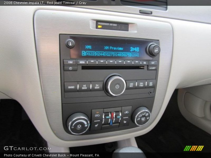 Controls of 2008 Impala LT