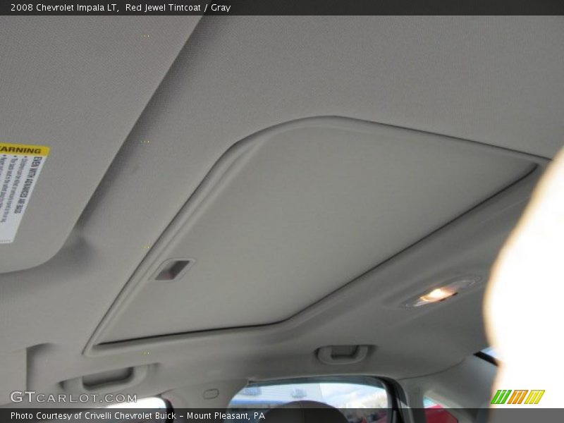 Red Jewel Tintcoat / Gray 2008 Chevrolet Impala LT