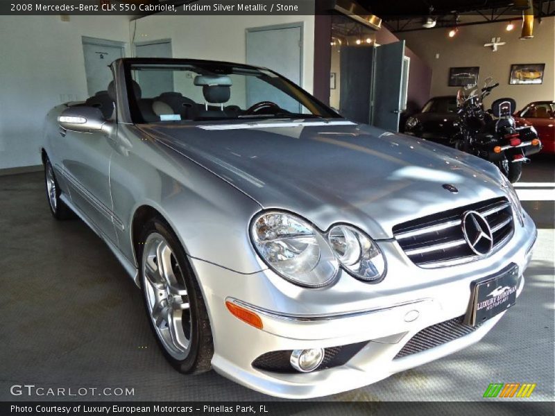  2008 CLK 550 Cabriolet Iridium Silver Metallic