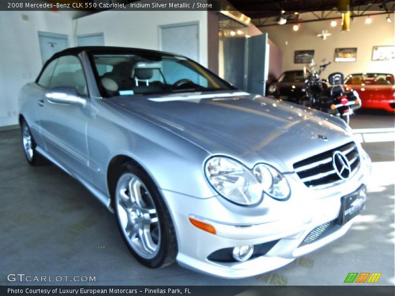  2008 CLK 550 Cabriolet Iridium Silver Metallic