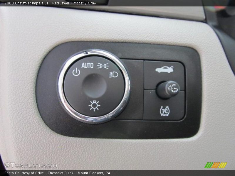 Controls of 2008 Impala LT