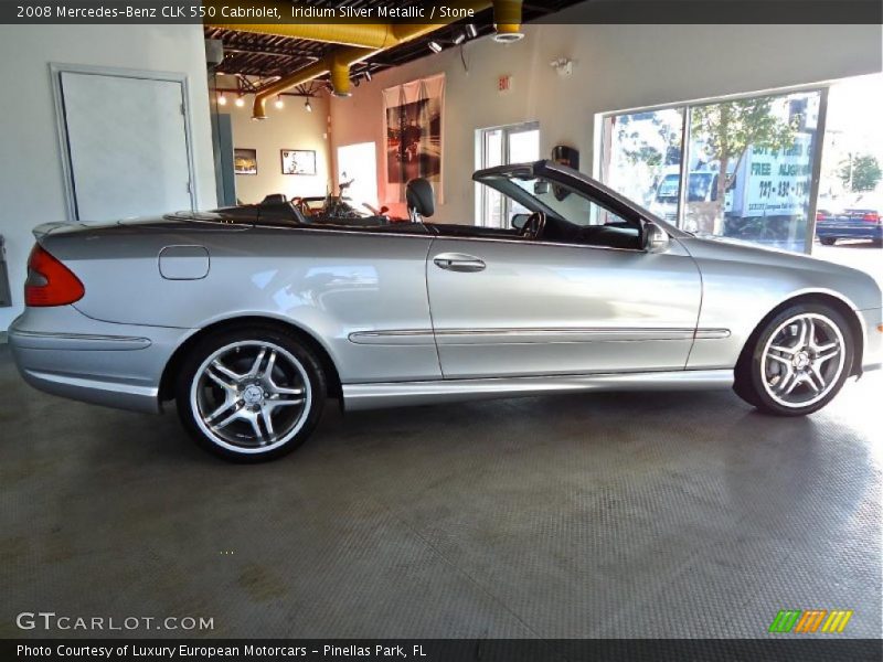  2008 CLK 550 Cabriolet Iridium Silver Metallic