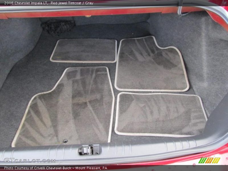 Red Jewel Tintcoat / Gray 2008 Chevrolet Impala LT