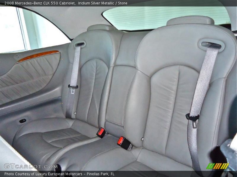 Iridium Silver Metallic / Stone 2008 Mercedes-Benz CLK 550 Cabriolet