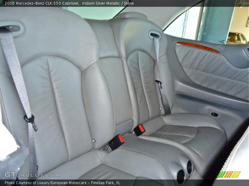 Iridium Silver Metallic / Stone 2008 Mercedes-Benz CLK 550 Cabriolet