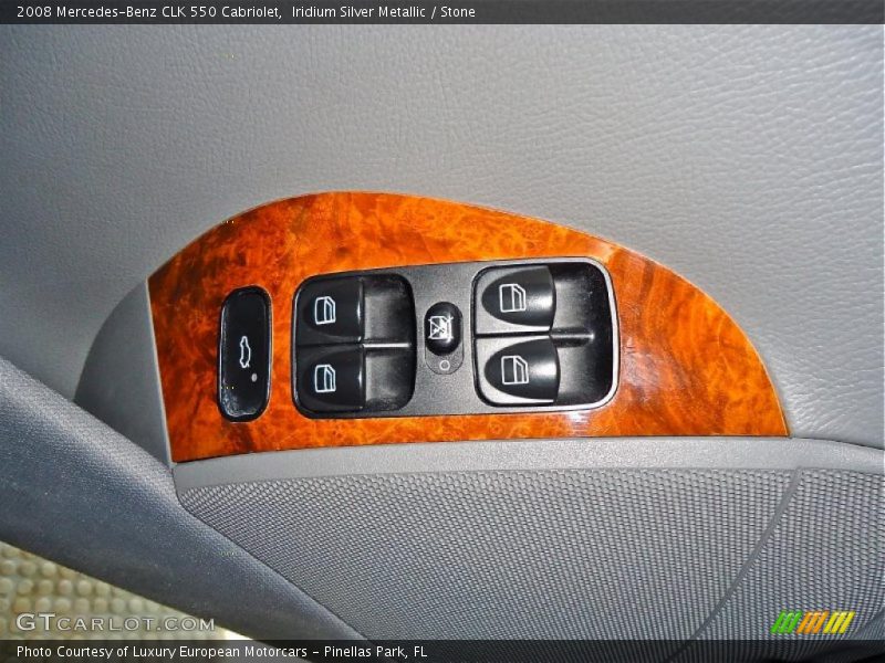 Iridium Silver Metallic / Stone 2008 Mercedes-Benz CLK 550 Cabriolet