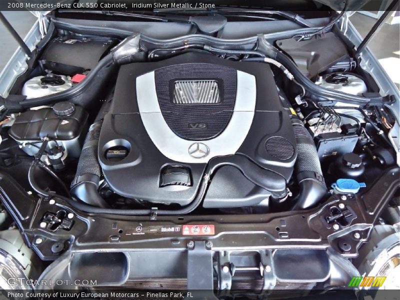  2008 CLK 550 Cabriolet Engine - 5.5 Liter DOHC 32-Valve VVT V8