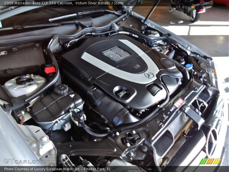  2008 CLK 550 Cabriolet Engine - 5.5 Liter DOHC 32-Valve VVT V8
