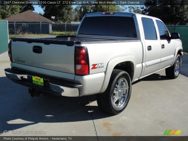 Silver Birch Metallic / Dark Charcoal 2007 Chevrolet Silverado 1500 Classic LT  Z71 Crew Cab 4x4