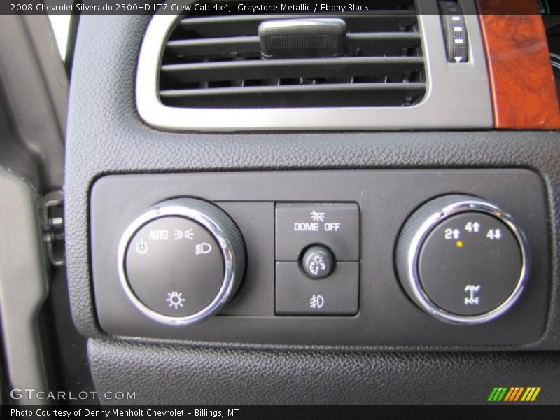Graystone Metallic / Ebony Black 2008 Chevrolet Silverado 2500HD LTZ Crew Cab 4x4