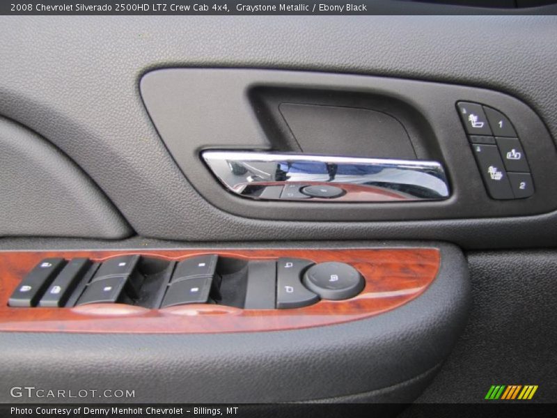 Graystone Metallic / Ebony Black 2008 Chevrolet Silverado 2500HD LTZ Crew Cab 4x4