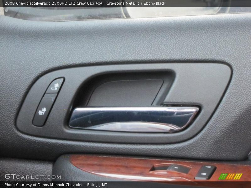 Graystone Metallic / Ebony Black 2008 Chevrolet Silverado 2500HD LTZ Crew Cab 4x4