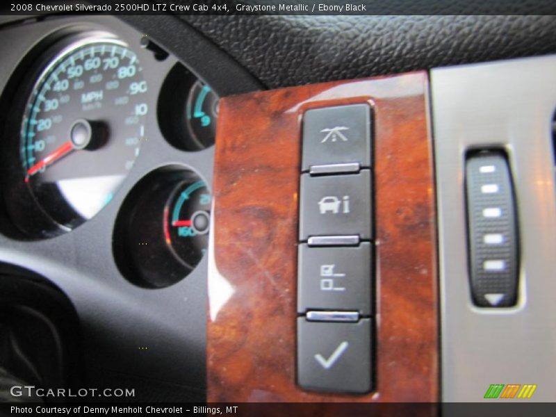 Graystone Metallic / Ebony Black 2008 Chevrolet Silverado 2500HD LTZ Crew Cab 4x4