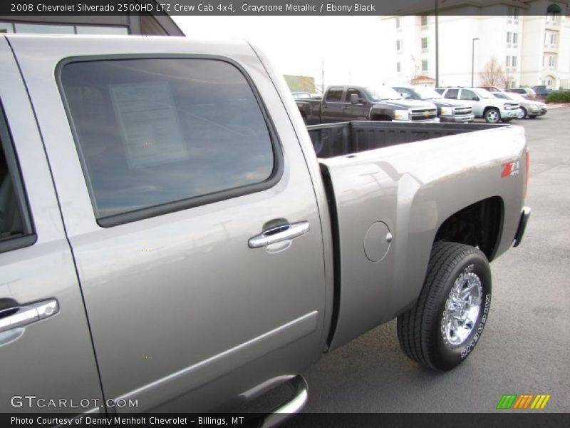 Graystone Metallic / Ebony Black 2008 Chevrolet Silverado 2500HD LTZ Crew Cab 4x4