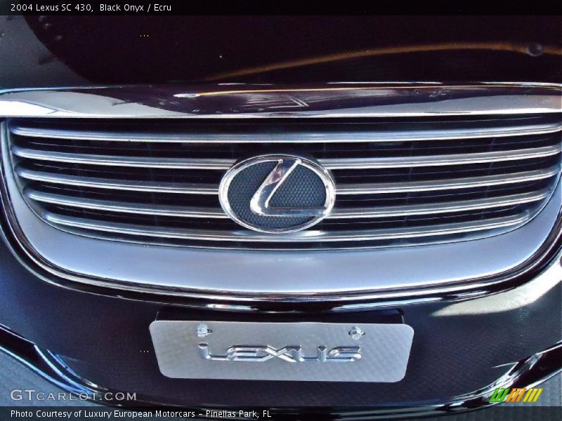 Black Onyx / Ecru 2004 Lexus SC 430