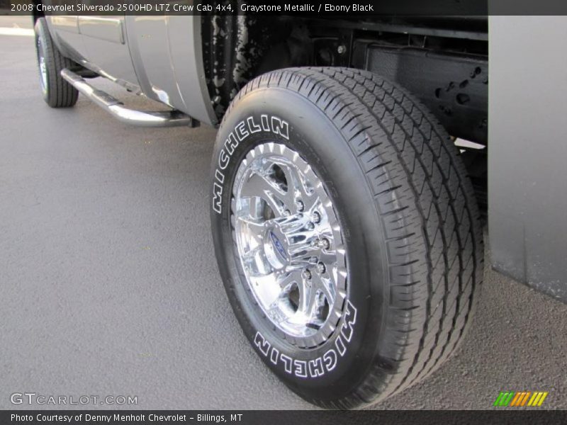Graystone Metallic / Ebony Black 2008 Chevrolet Silverado 2500HD LTZ Crew Cab 4x4