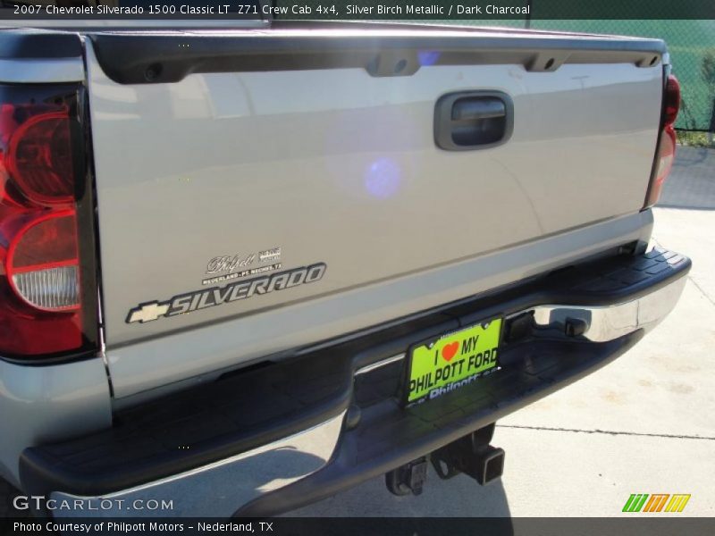 Silver Birch Metallic / Dark Charcoal 2007 Chevrolet Silverado 1500 Classic LT  Z71 Crew Cab 4x4