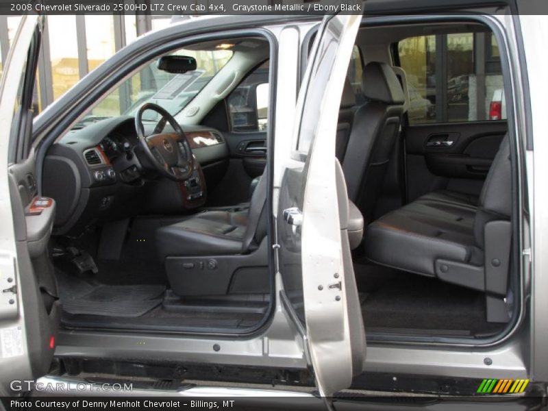 Graystone Metallic / Ebony Black 2008 Chevrolet Silverado 2500HD LTZ Crew Cab 4x4
