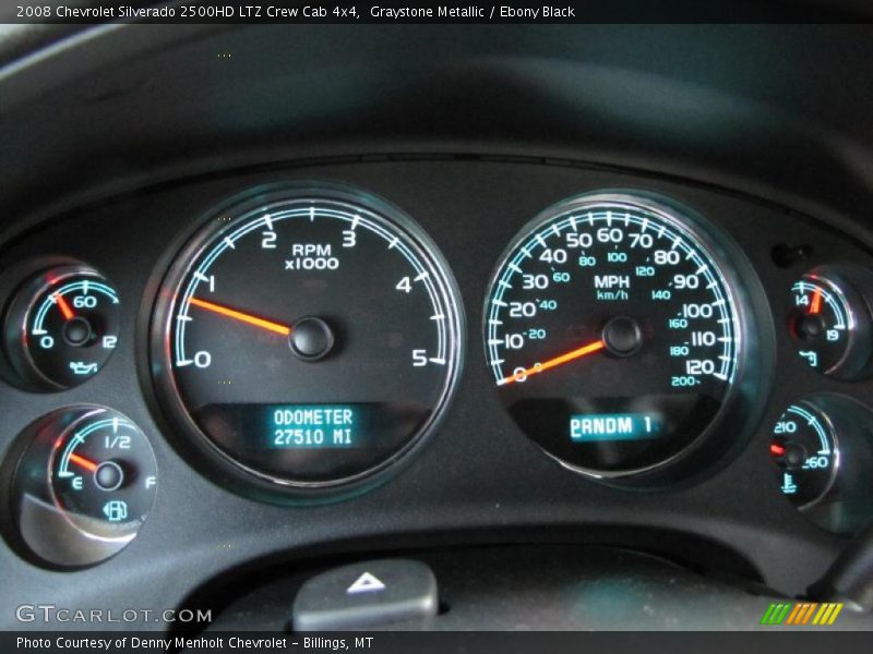  2008 Silverado 2500HD LTZ Crew Cab 4x4 LTZ Crew Cab 4x4 Gauges