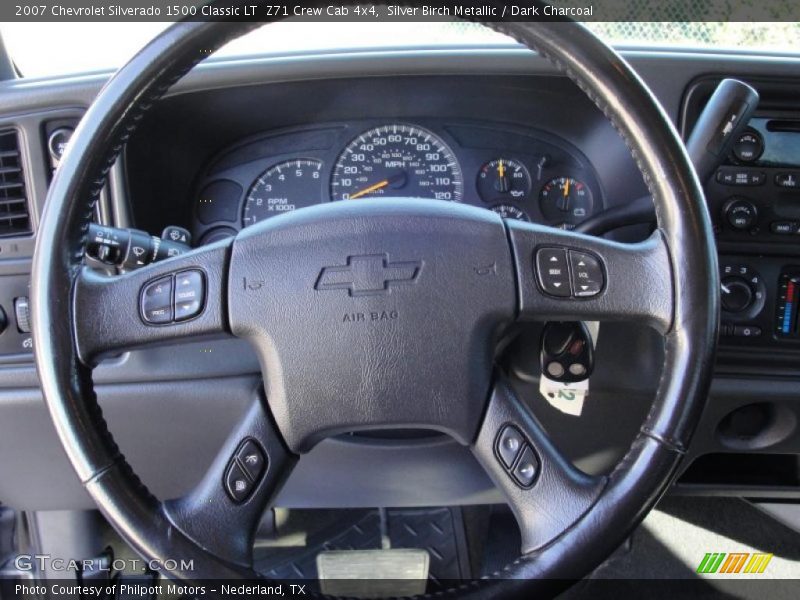 Silver Birch Metallic / Dark Charcoal 2007 Chevrolet Silverado 1500 Classic LT  Z71 Crew Cab 4x4