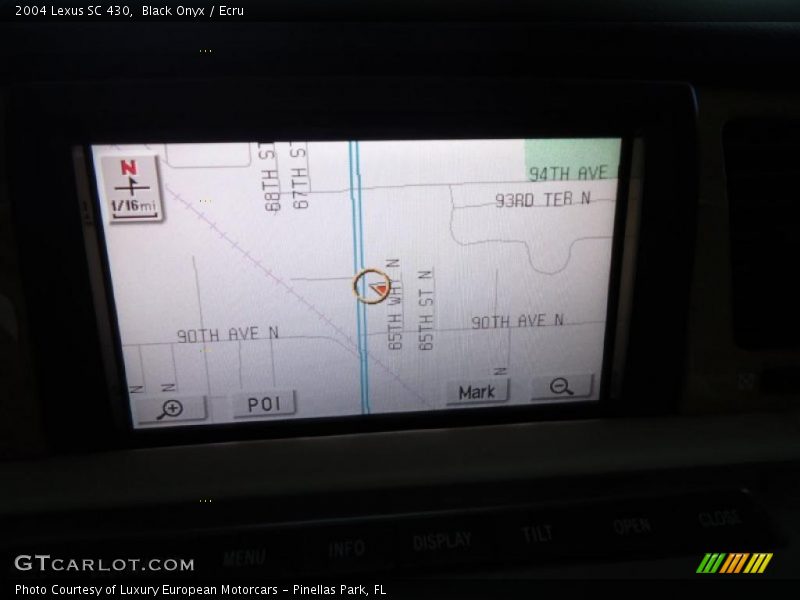 Navigation of 2004 SC 430
