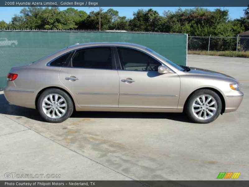 Golden Beige / Beige 2008 Hyundai Azera Limited