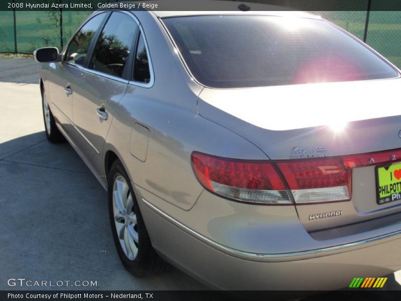 Golden Beige / Beige 2008 Hyundai Azera Limited