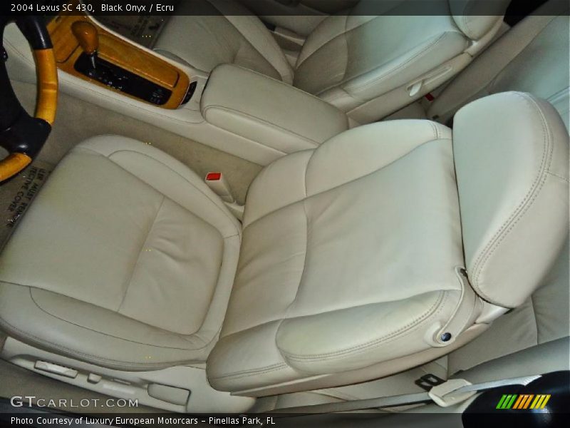 Black Onyx / Ecru 2004 Lexus SC 430