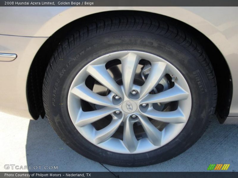 Golden Beige / Beige 2008 Hyundai Azera Limited