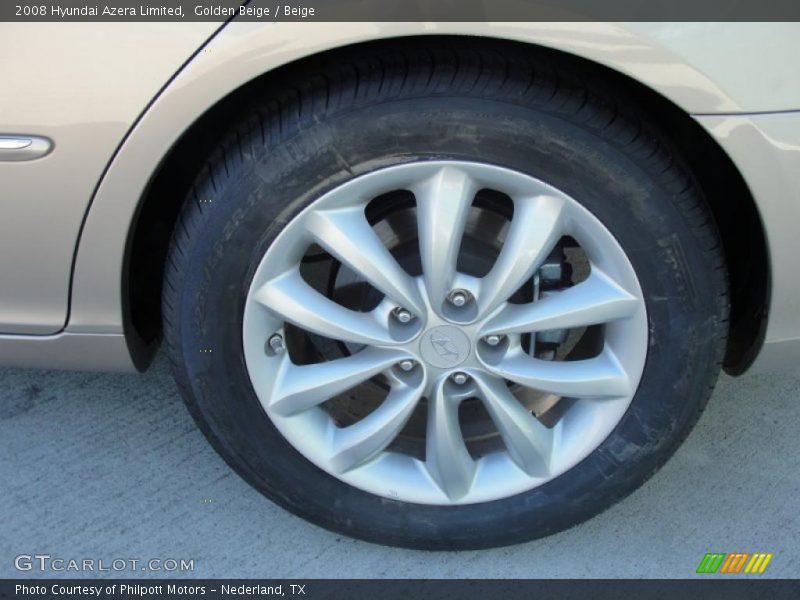 Golden Beige / Beige 2008 Hyundai Azera Limited