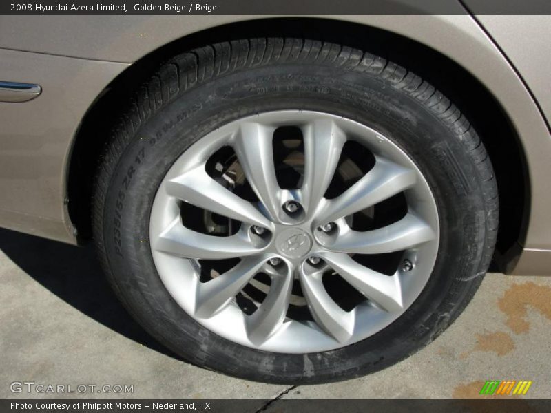 Golden Beige / Beige 2008 Hyundai Azera Limited