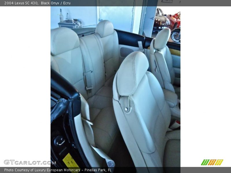 Black Onyx / Ecru 2004 Lexus SC 430