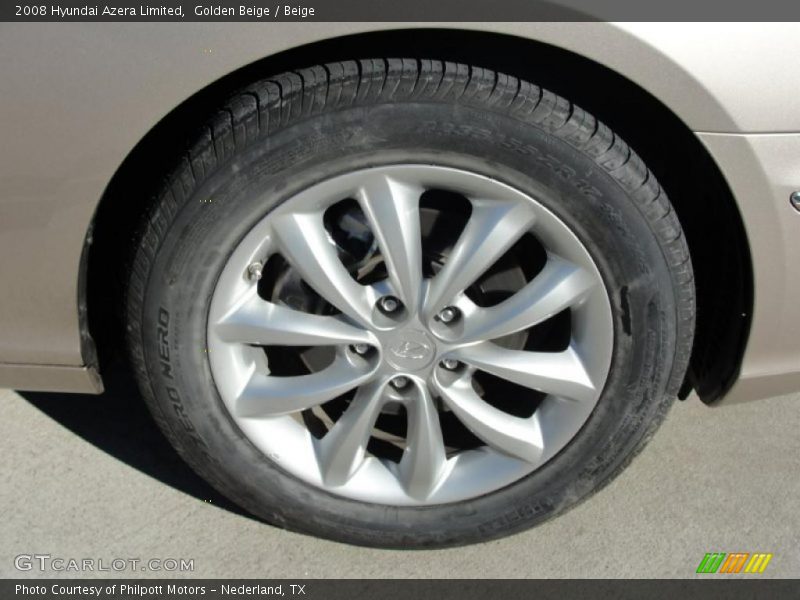 Golden Beige / Beige 2008 Hyundai Azera Limited