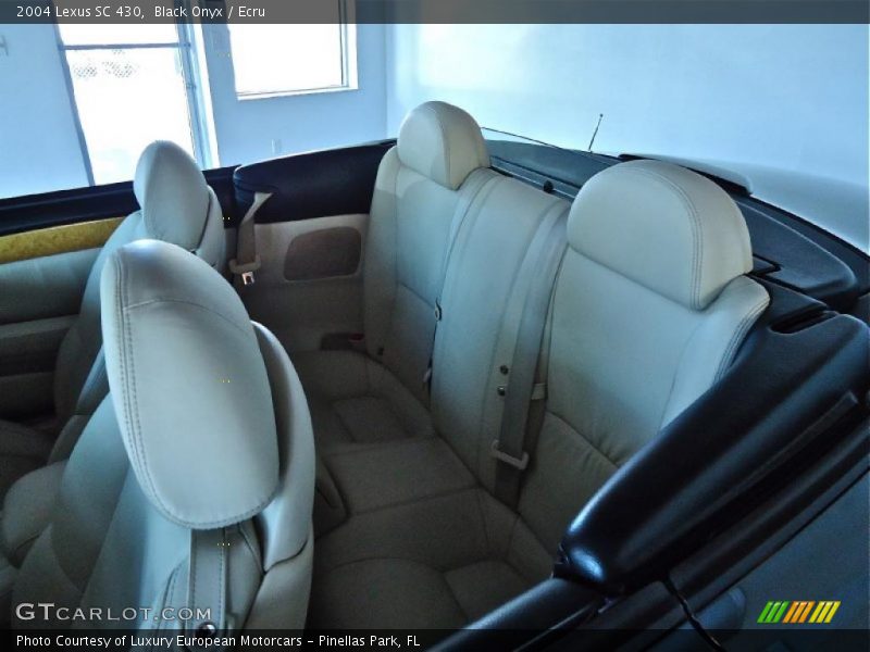 Black Onyx / Ecru 2004 Lexus SC 430
