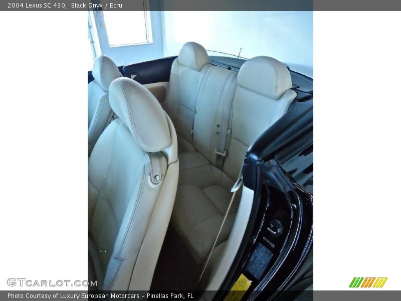 Black Onyx / Ecru 2004 Lexus SC 430