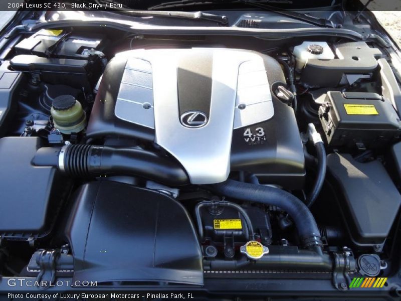  2004 SC 430 Engine - 4.3 Liter DOHC 32-Valve VVT V8