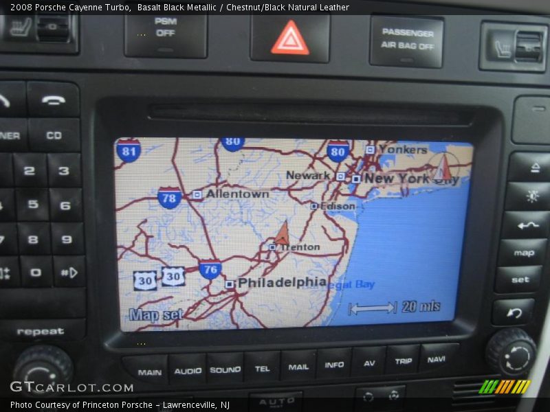 Navigation of 2008 Cayenne Turbo