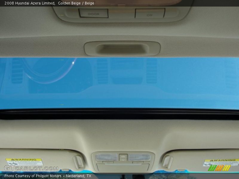 Golden Beige / Beige 2008 Hyundai Azera Limited
