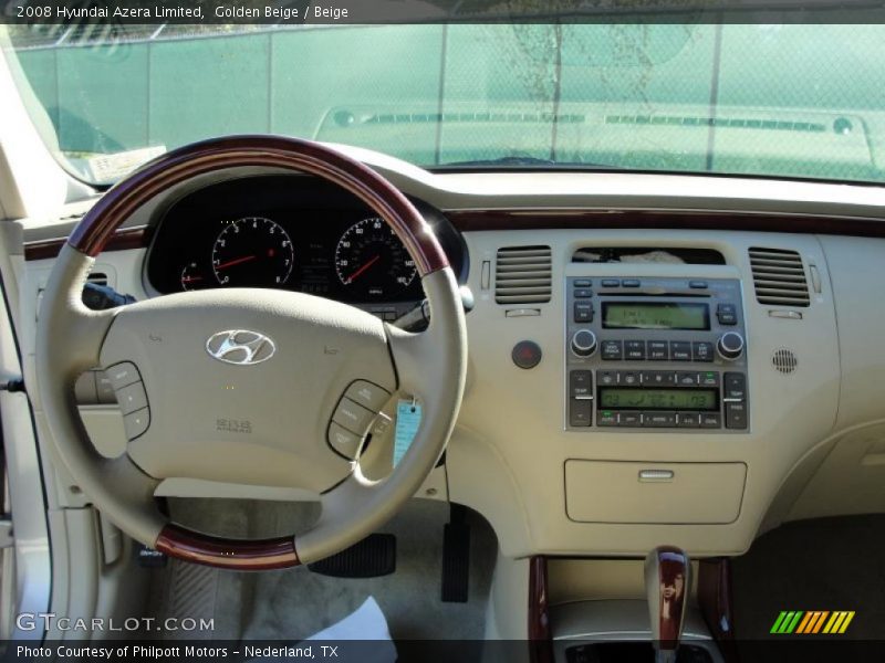 Golden Beige / Beige 2008 Hyundai Azera Limited