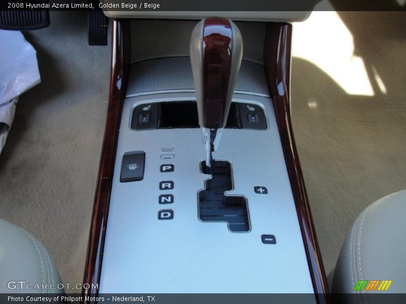 Golden Beige / Beige 2008 Hyundai Azera Limited